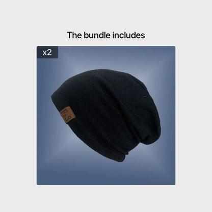 Bonnet Unisexe Noir Léger avec Cordon de Serrage - AgorAstrA