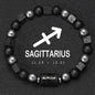 Bracelet Zodiaque Pierre Naturelle - 12 Signes Astrologiques Unisexe - AgorAstrA