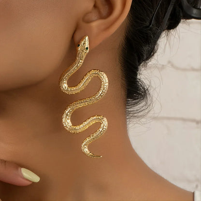 Boucles d'oreilles en forme de serpent - AgorAstrA