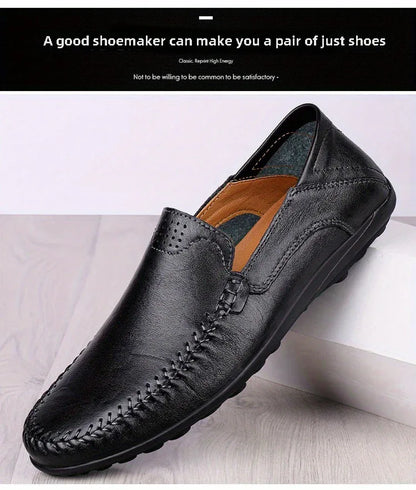 Chaussures homme business casual confortables et respirantes avec coutures apparentes - AgorAstrA