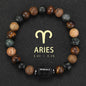 Bracelet Zodiaque Pierre Naturelle - 12 Signes Astrologiques Unisexe - AgorAstrA