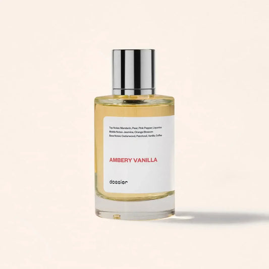Dossier - Ambre Vanille 100 ml - Eau de Parfum - Inspiré de Black Opium d'YSL - Parfum longue tenue - Féminin - AgorAstrA