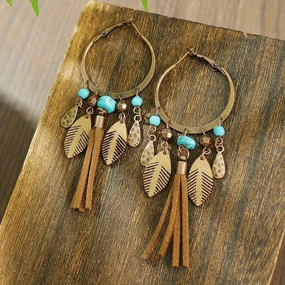 Boucles d'Oreilles Femme à Pois Vintage - Bijou Rétro Élégant - AgorAstrA