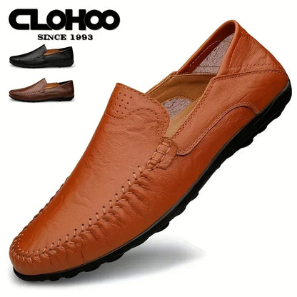 Chaussures homme business casual confortables et respirantes avec coutures apparentes - AgorAstrA