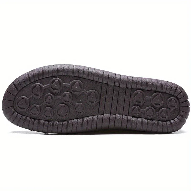 Chaussures plates décontractées pour hommes, faites à la main, baskets de marche d'extérieur avec coutures - AgorAstrA