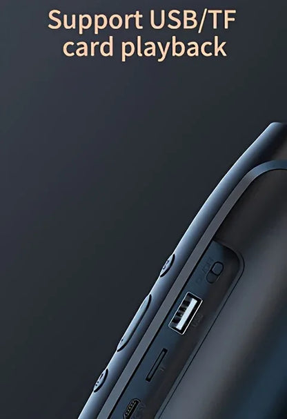 Enceinte sans fil portable | Caisson de basses double canal | Facile à transporter | Écoutez et dansez | Multicolore - AgorAstrA