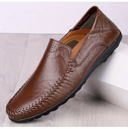 Chaussures homme business casual confortables et respirantes avec coutures apparentes - AgorAstrA