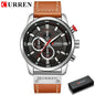 Montre Homme CURREN Fashion Date Quartz - Chronographe Luxe Sport - AgorAstrA