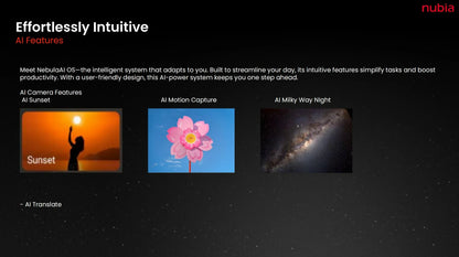 Nubia Z70S Ultra 5G - Octa Core - Batterie 6600mAh - Écran 144Hz - AgorAstrA