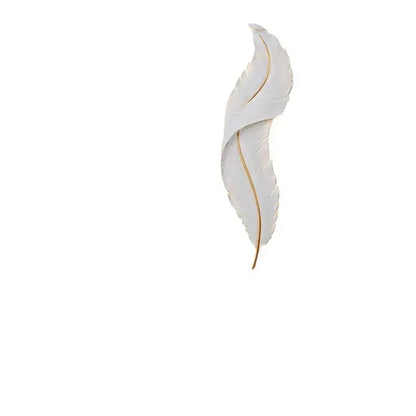 Lampe murale plume moderne, minimaliste et lumineuse, luxueuse et créative pour salon, chambre, chevet, entrée, fond TV, mur. - AgorAstrA