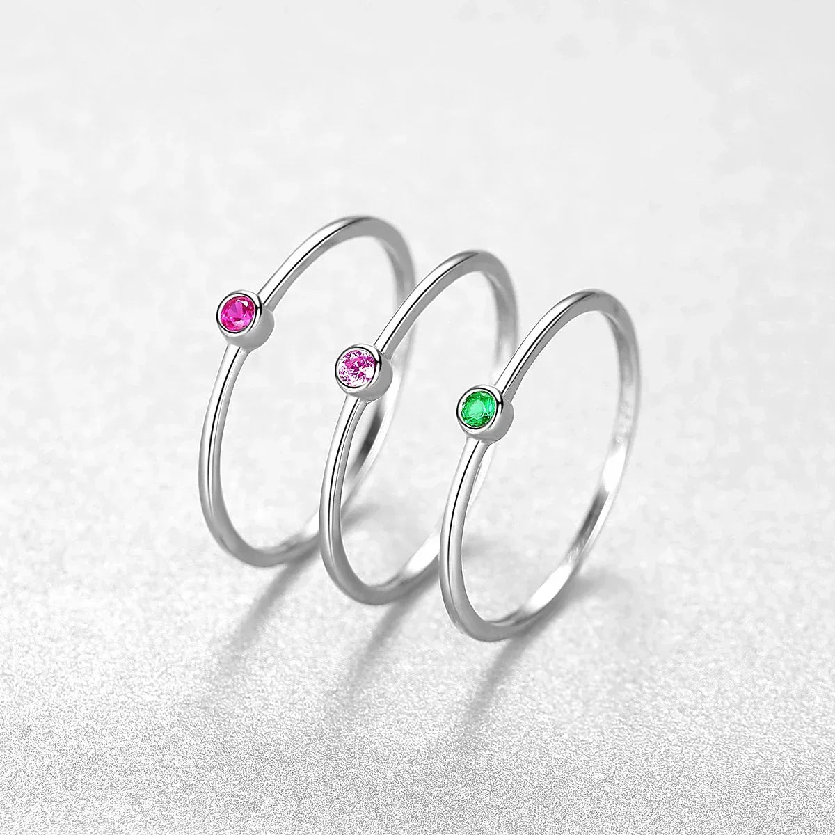 Bague Femme Pierres Précieuses Rubis Émeraude Rose - AgorAstrA