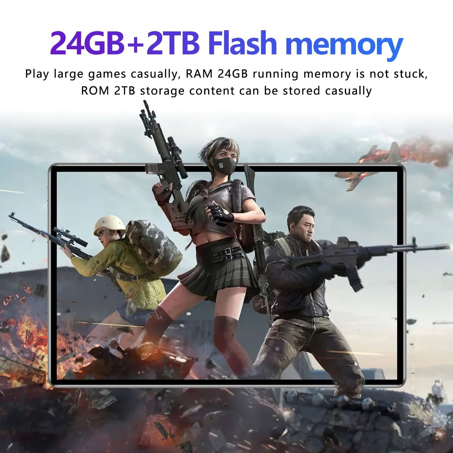 Tablette Android 15 S26Ultra 11 Pouces 24Go RAM 2To - Double SIM 4G/5G - AgorAstrA