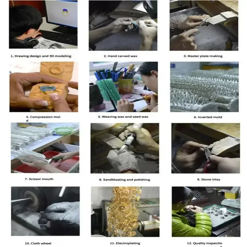 Collier Homme Luxe Hip-Hop Croix - Pendentif Opale Gemme 6mm Plaqué Or - AgorAstrA