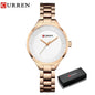 Montre Femme CURREN Acier Inoxydable Quartz Élégante - AgorAstrA