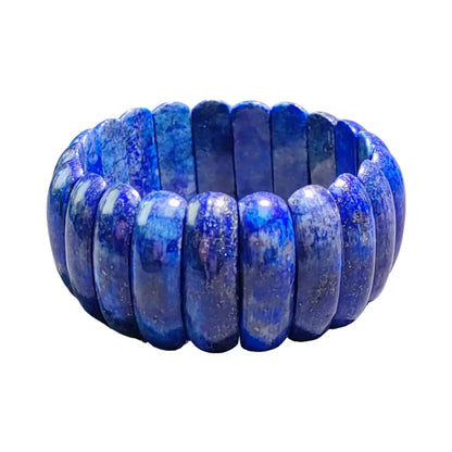 Bracelet Perles Lapis Lazuli Bleu - Design Personnalisé Kyanite - Bijou Mode Cadeau - AgorAstrA
