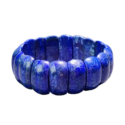 Bracelet Perles Lapis Lazuli Bleu - Design Personnalisé Kyanite - Bijou Mode Cadeau - AgorAstrA