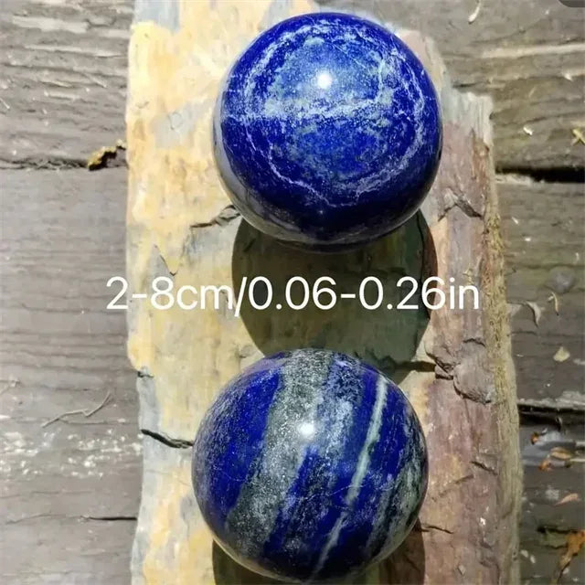 Sphère Lapis Lazuli Naturelle 4-7cm - Boule Cristal Haute Qualité - Décoration - AgorAstrA