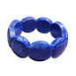 Bracelet Perles Lapis Lazuli Bleu - Design Personnalisé Kyanite - Bijou Mode Cadeau - AgorAstrA