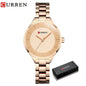 Montre Femme CURREN Acier Inoxydable Quartz Élégante - AgorAstrA