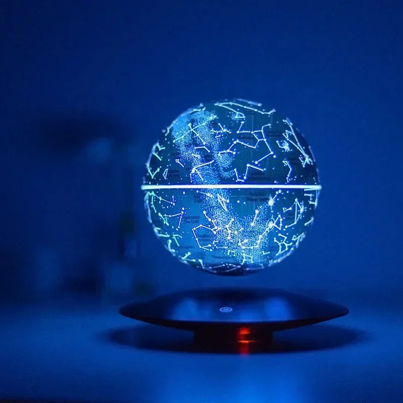 Veilleuse étoilée galaxie LED magnétique flottante 14 cm, 7 couleurs RGB, nouveauté 2022, cadeau d'anniversaire - AgorAstrA