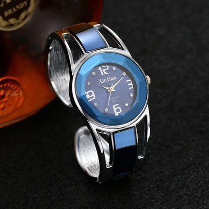 Montre-bracelet Xinhua pour femme, marque de luxe, cadran en acier inoxydable, à quartz. - AgorAstrA