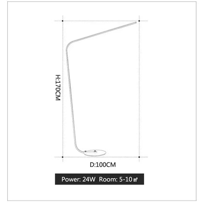 Lampadaire Décoratif Moderne Bras Long - Luminaire Design Salon - AgorAstrA