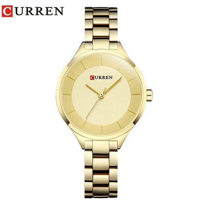 Montre Femme CURREN Acier Inoxydable Quartz Élégante - AgorAstrA