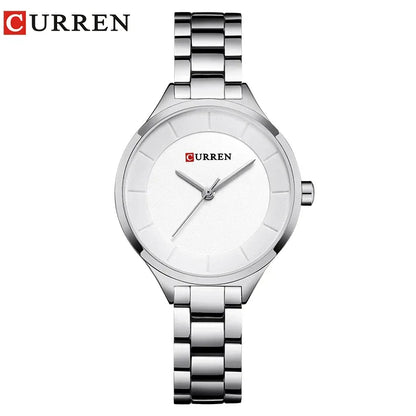 Montre Femme CURREN Acier Inoxydable Quartz Élégante - AgorAstrA