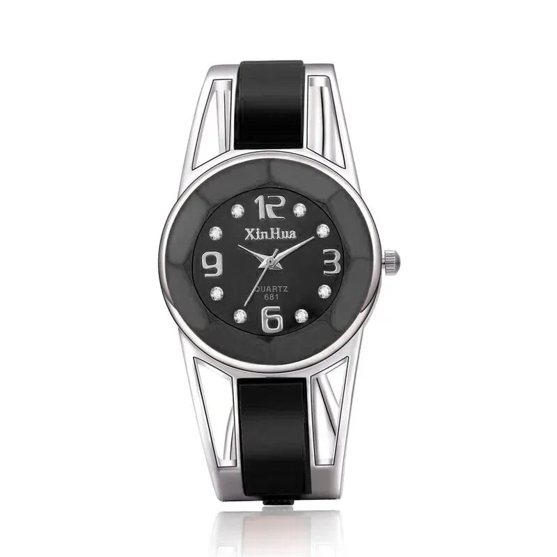 Montre-bracelet Xinhua pour femme, marque de luxe, cadran en acier inoxydable, à quartz. - AgorAstrA