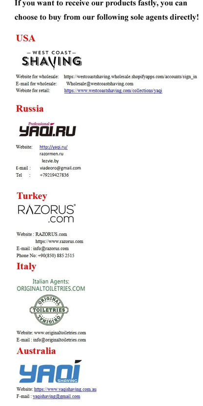 Pinceau Rasage Homme Yaqi Shayish 24mm - Blaireau Barbe Premium - AgorAstrA