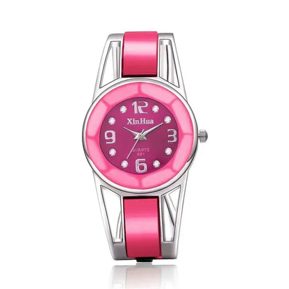 Montre-bracelet Xinhua pour femme, marque de luxe, cadran en acier inoxydable, à quartz. - AgorAstrA