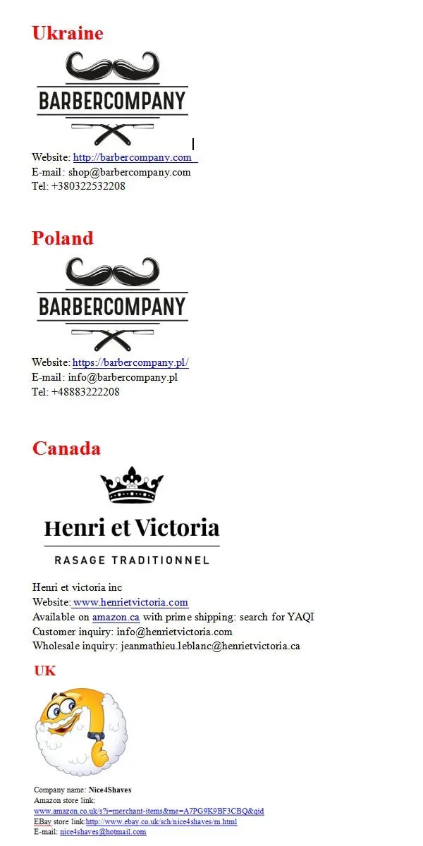 Pinceau Rasage Homme Yaqi Shayish 24mm - Blaireau Barbe Premium - AgorAstrA