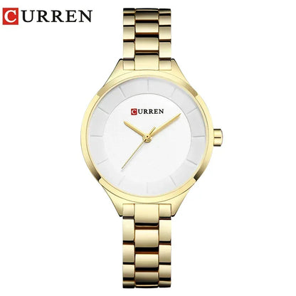 Montre Femme CURREN Acier Inoxydable Quartz Élégante - AgorAstrA