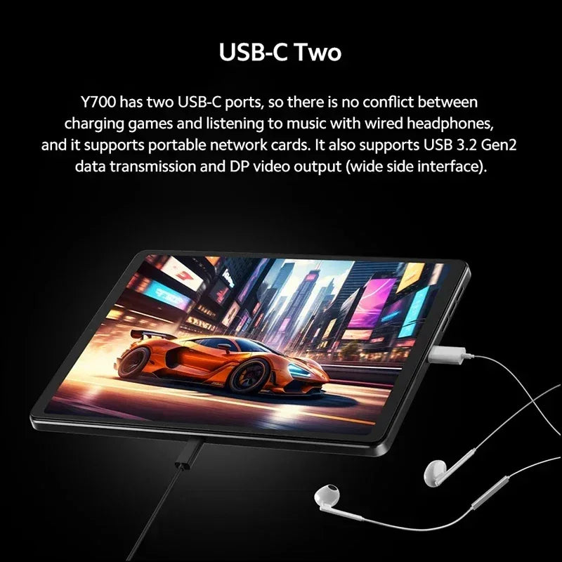 Tablette Lenovo LEGION Y700 2025 Snapdragon 8 Gen 3 Écran 8.8" 165Hz 6550mAh - AgorAstrA