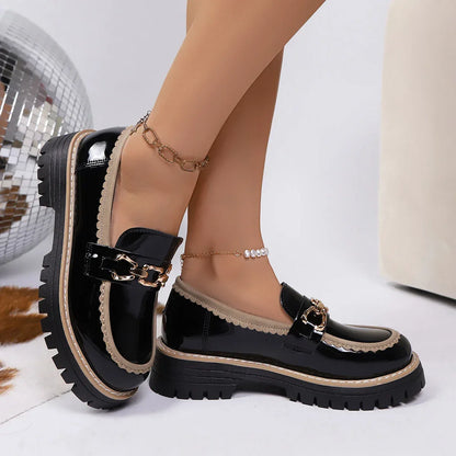 Mocassins à Enfiler Femme - Chaussures Confort Décontractées - AgorAstrA