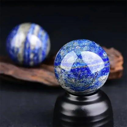 Sphère Lapis Lazuli Naturelle 4-7cm - Boule Cristal Haute Qualité - Décoration - AgorAstrA