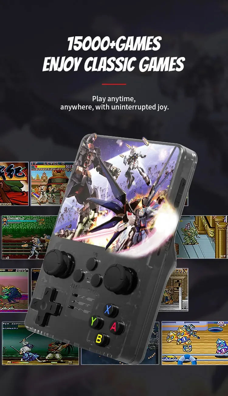 Console Portable Rétro Arkos R35S/R36S - Écran 3.5" 64GB/128GB Jeux Vidéo - AgorAstrA