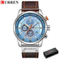 Montre Homme CURREN Fashion Date Quartz - Chronographe Luxe Sport - AgorAstrA