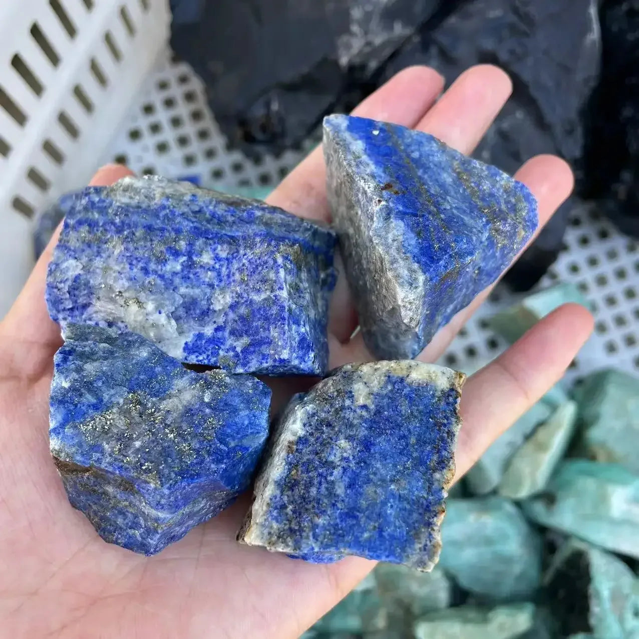 Pierre Lapis Lazuli Brute Naturelle - Cristal Authentique Déco Zen - AgorAstrA