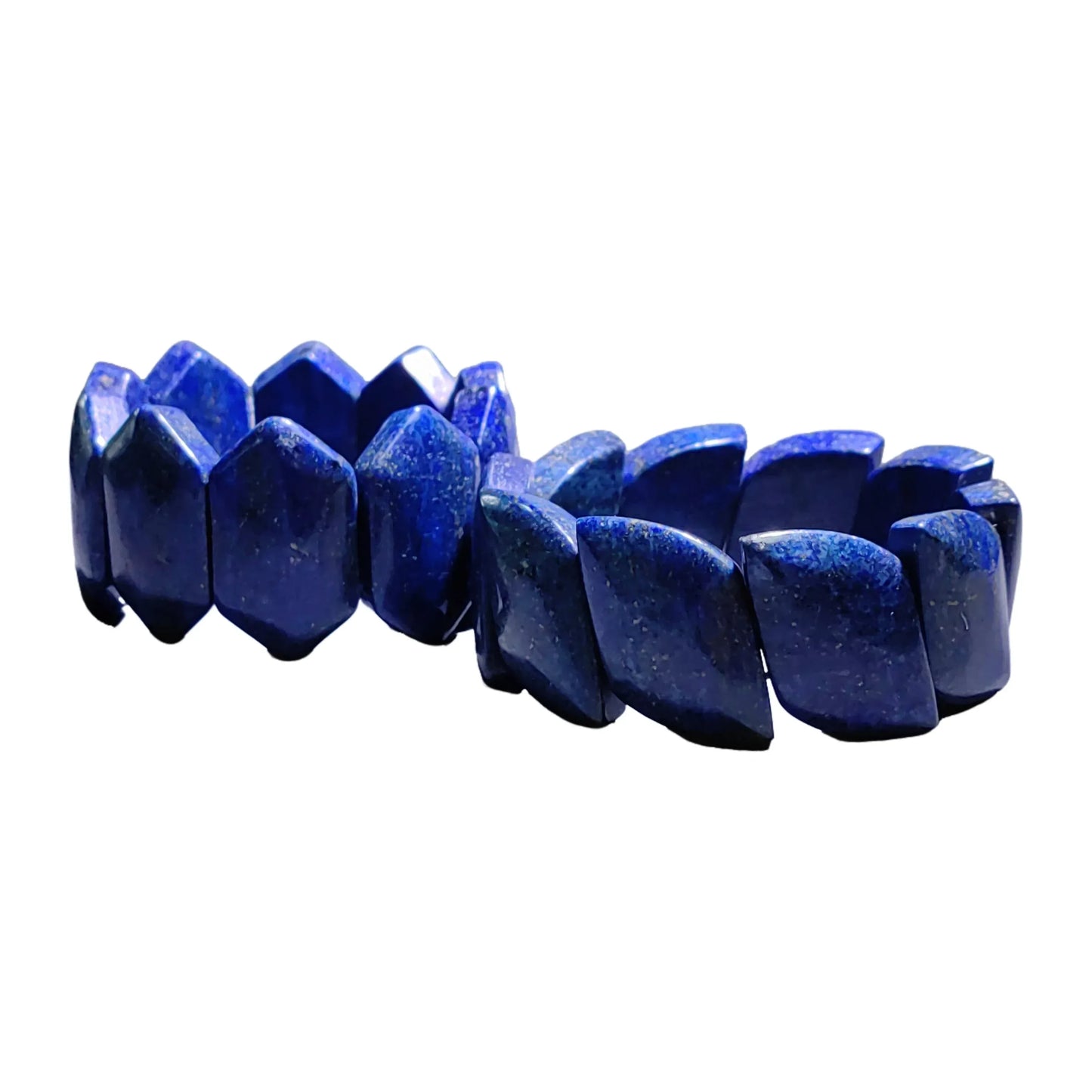 Bracelet Perles Lapis Lazuli Bleu - Design Personnalisé Kyanite - Bijou Mode Cadeau - AgorAstrA