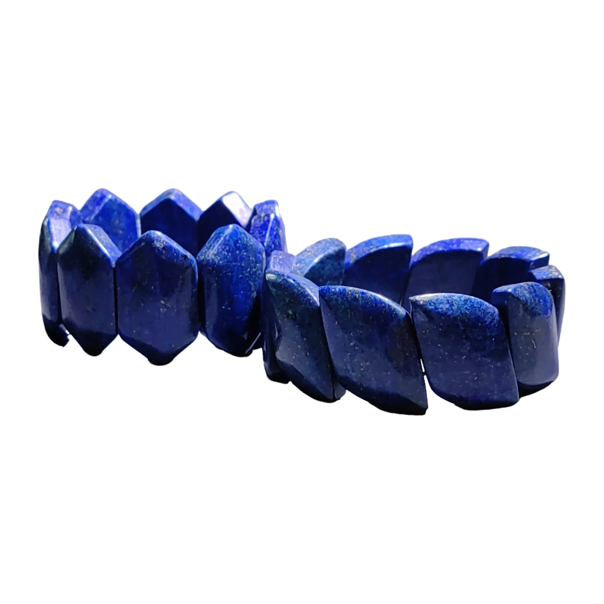 Bracelet Perles Lapis Lazuli Bleu - Design Personnalisé Kyanite - Bijou Mode Cadeau - AgorAstrA