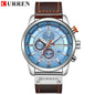 Montre Homme CURREN Fashion Date Quartz - Chronographe Luxe Sport - AgorAstrA