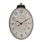 Horloge Murale HMS 18" Bois Ivoire Paon - Déco Élégante - AgorAstrA