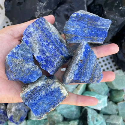 Pierre Lapis Lazuli Brute Naturelle - Cristal Authentique Déco Zen - AgorAstrA