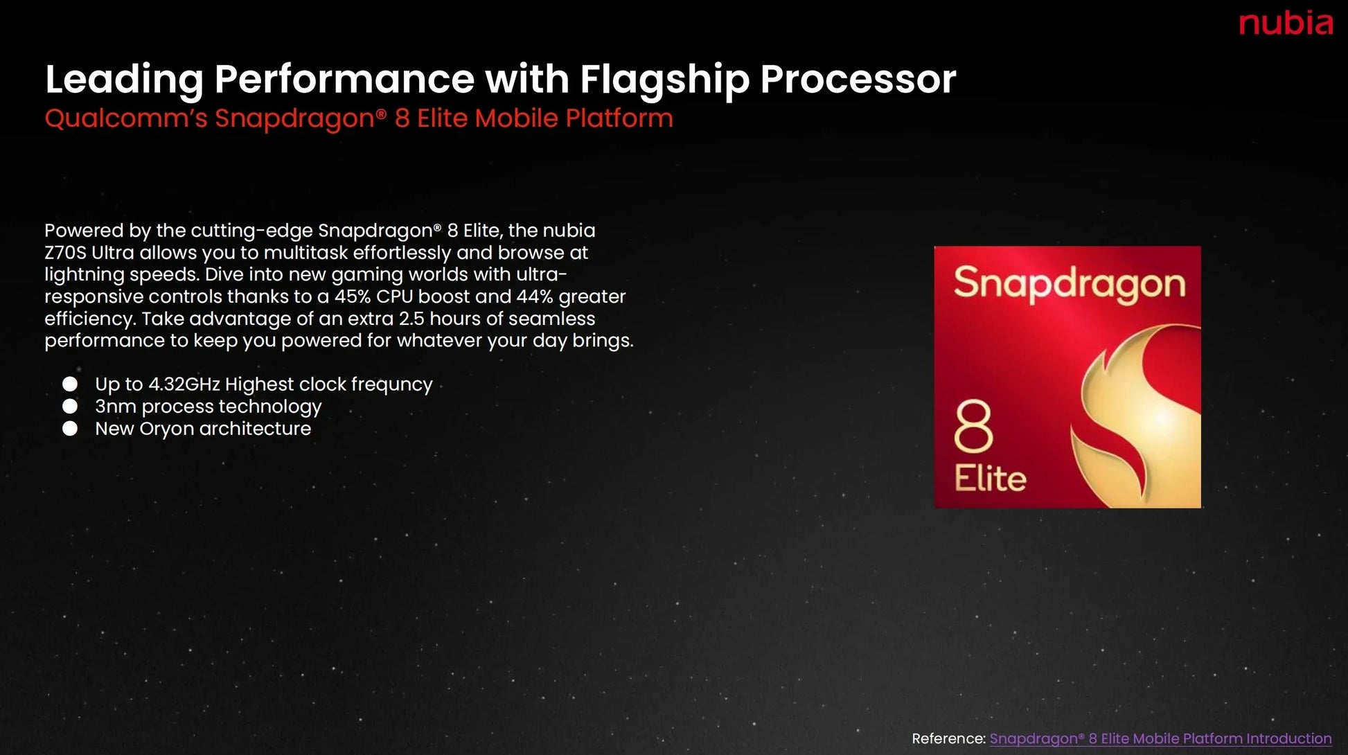 Nubia Z70S Ultra 5G - Octa Core - Batterie 6600mAh - Écran 144Hz - AgorAstrA