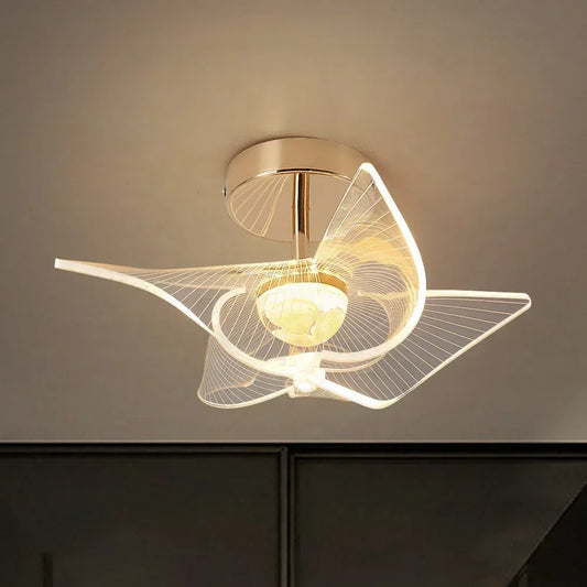 Plafonnier LED moderne et simple d'intérieur pour entrée, couloir, balcon, hôtel, montage en surface - AgorAstrA