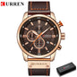Montre Homme CURREN Fashion Date Quartz - Chronographe Luxe Sport - AgorAstrA