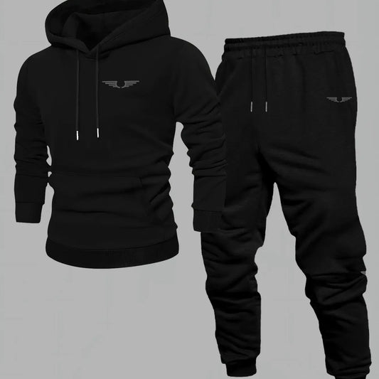 Hooded sweatshirt for men trendy American streetwear style long-sleeved top for men 2025 new autumn stylemen's clothing - AgorAstrA