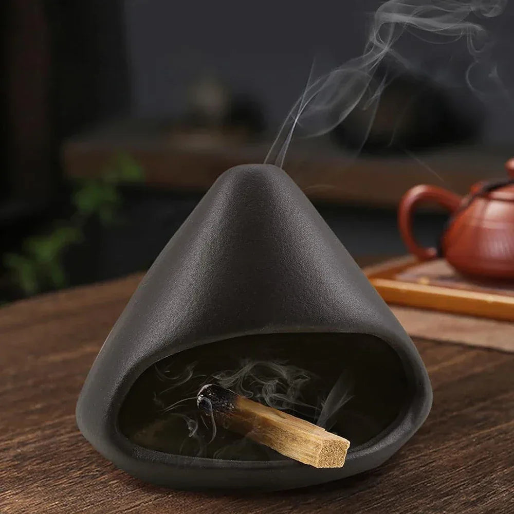 Brûleur Sauge Céramique Artisanale - Palo Santo Yoga Déco Zen - AgorAstrA