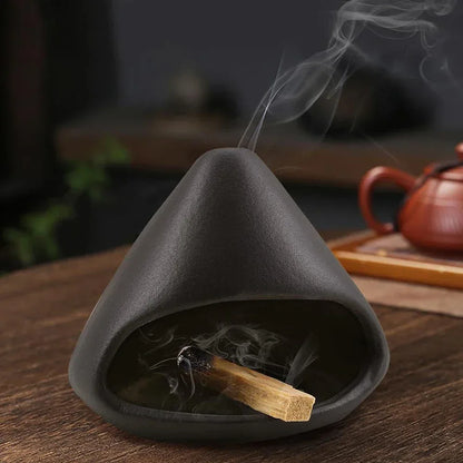Brûleur Sauge Céramique Artisanale - Palo Santo Yoga Déco Zen - AgorAstrA